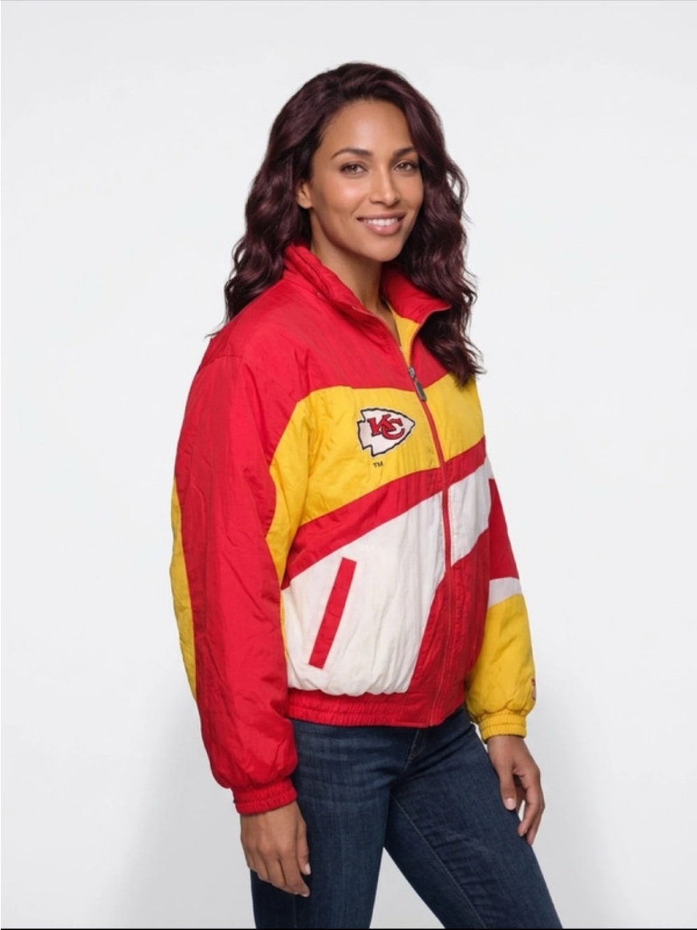 Women’s Kansas City Chiefs Ski Jacket circa 1990